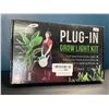 Image 1 : Lot of 1 Plug-In Grow Light Kit for Indoor Plants - Adjustable Height & Brightness Levels