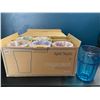 Image 1 : Lot of 1 Box of Coloured Highball Drinking Glasses - 6PCS