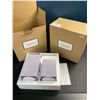 Image 2 : Lot of 2 Boxes of Girimax LED Glass Flameless Candles - Purple - 2 per box/4 Total