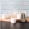 Image 1 : Lot of 2 Boxes of Girimax Glass LED Flameless Candles - 6PCS per box/12 Total