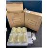 Image 2 : Lot of 2 Boxes of Girimax Glass LED Flameless Candles - 6PCS per box/12 Total