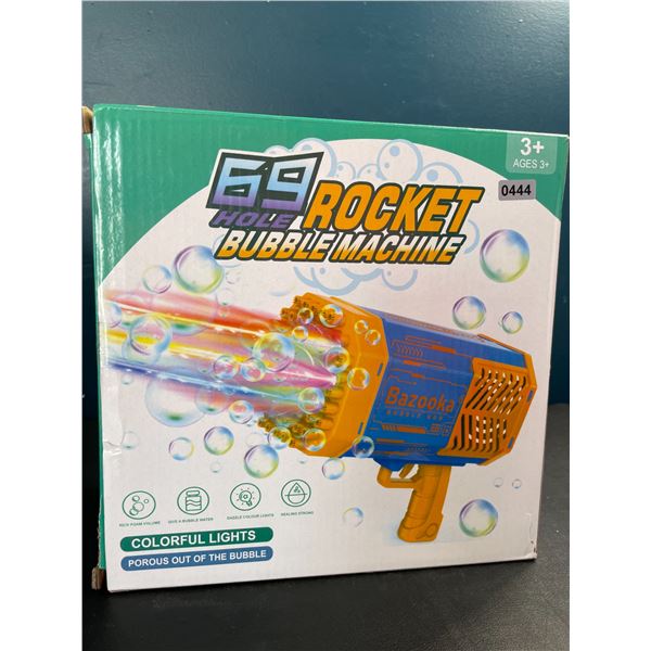 Lot of 1 Electric Rocket Bazooka Bubble Machine - BLOWS SO MANY BUBBLES! - Brand New