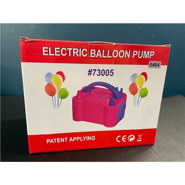 Lot of 1 Electric Balloon Pump - Brand New!