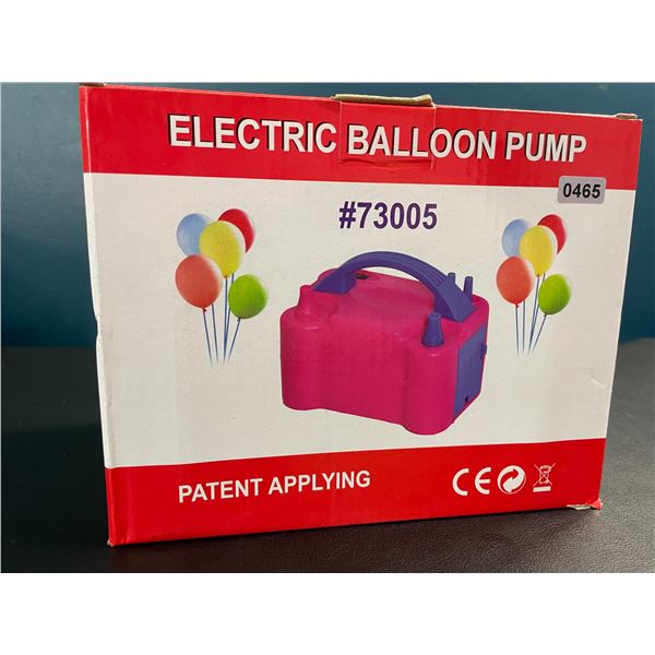 Lot of 1 Electric Balloon Pump - Brand New!