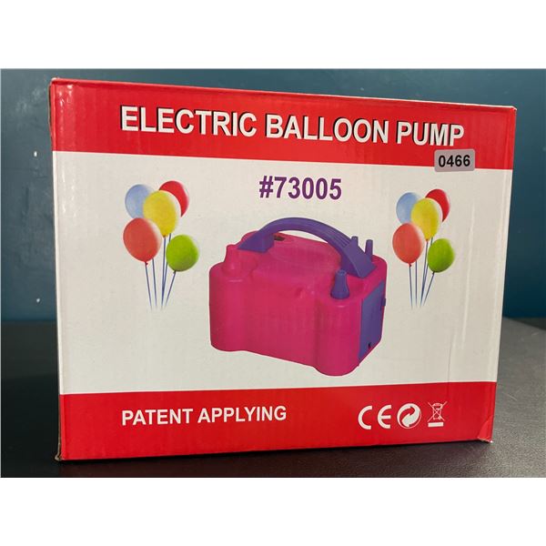 Lot of 1 Electric Balloon Pump - Brand New!