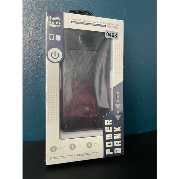 Lot of 1 High Capacity 10,000mAh Powerbank/Portable Charger - New Sealed!