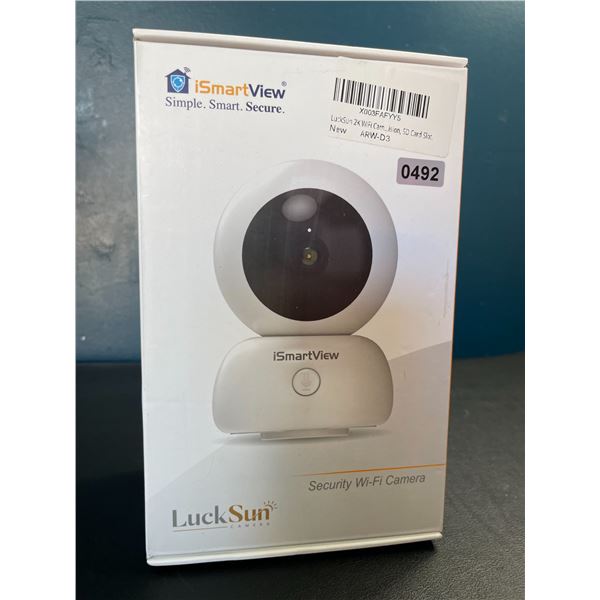 Lot of 1 LuckSun 2K Indoor WiFi Home Security Camera - Brand New Sealed