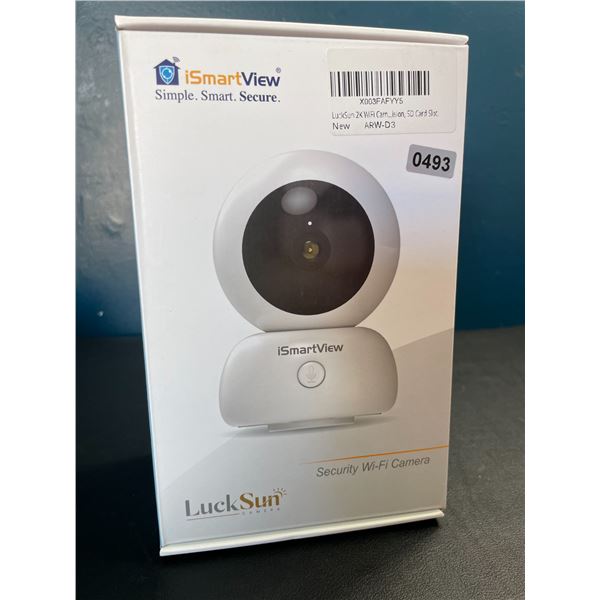 Lot of 1 LuckSun 2K Indoor WiFi Home Security Camera - Brand New Sealed