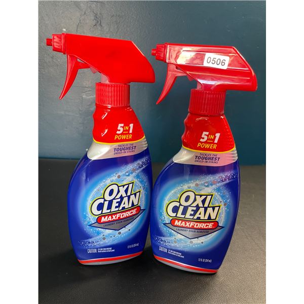 Lot of 2 OxiClean MaxForce Laundry Stain Removers