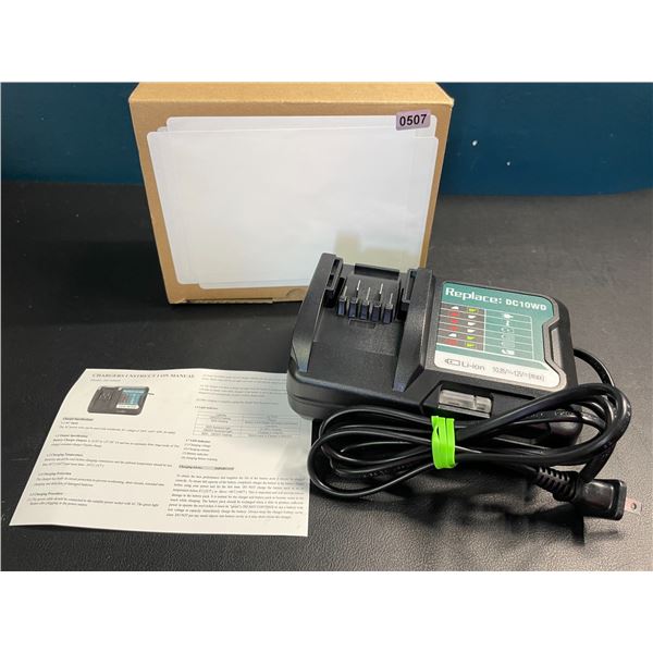 Lot of 1 Aftermarket 10.8V~12V Lithium Battery Charger for Makita Batteries (Model: DC10WD)