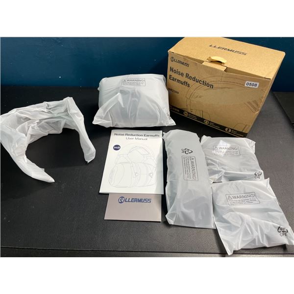 Lot of 1 Pair of Noise Reduction Earmuffs/Hearing Protection Earmuffs