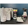 Image 1 : Lot of 3 Sets of Weiman Stainless Steel Cleaner/Polish, Wipes, and Cloth