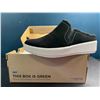Image 1 : Lot of 1 Pair of Clarks Layton Gem Black Suede Slip-On Shoes for Women - Size 7 - Brand New!