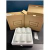 Image 1 : Lot of 2 Boxes of Girimax Glass LED Flameless Candles - 6PCS per box/12 Total (Clear & Green)