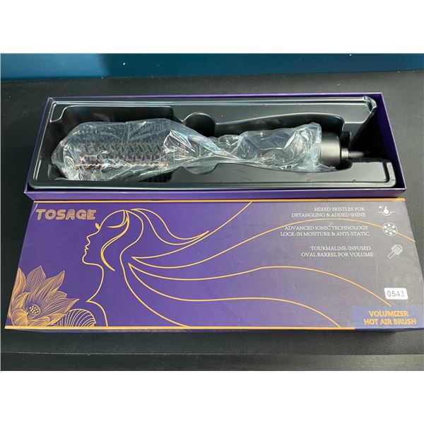 Lot of 1 Tosage Volumizer Hot Air Hair Brush/Hair Styler