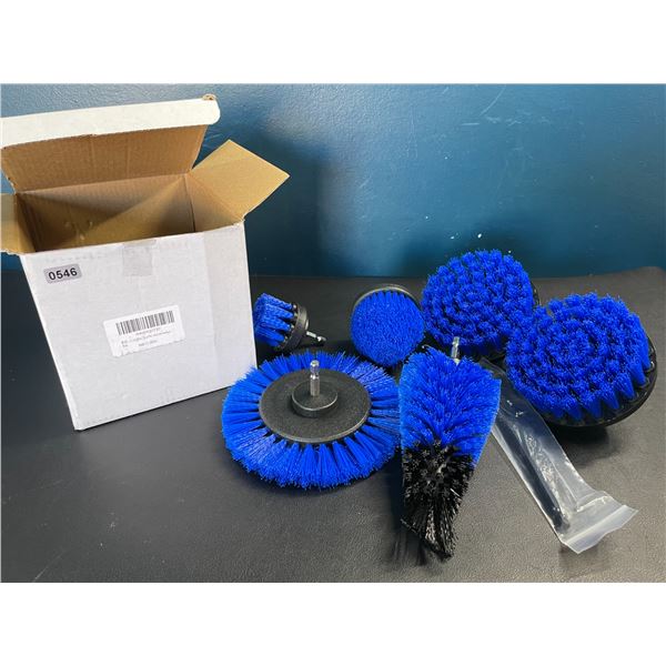 Lot of 1 Drill Cleaning Brush Attachment Set - 7PCS