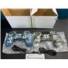 Image 1 : Lot of 2 Double-Shock Aftermarket Wireless Controllers for Playstation 4 - Camo Design