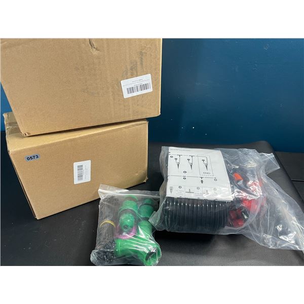 Lot of 2 Linex Drip Irrigation Kits/Systems for Lawn & Gardens