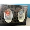 Image 4 : Lot of 1 Set of Game of Thrones Glass Drinking Cups - 4PCS - Brand New