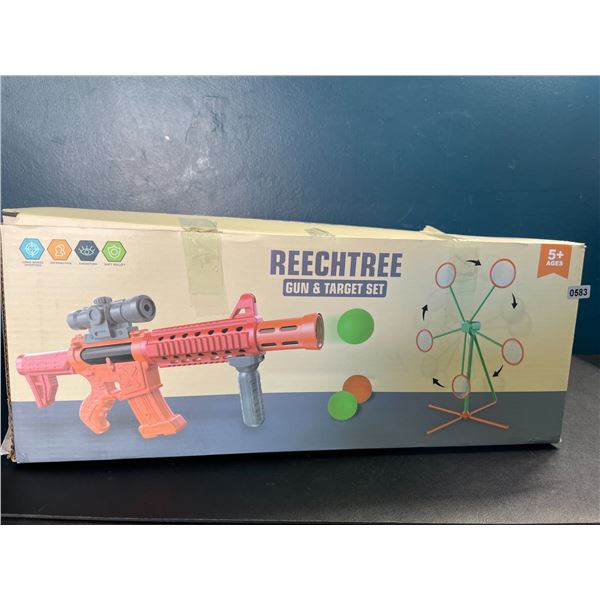 Lot of 1 Reechtree Toy Gun & Target Play Set