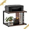 Image 1 : Lot of 1 Dyhome Printer Stand for Desk w/ Storage - Brown - Brand New!