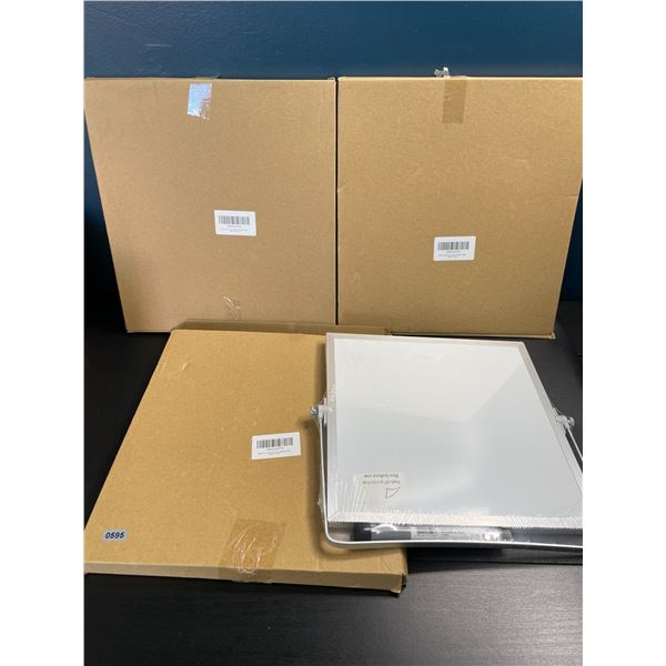 Lot of 3 Desktop Whiteboards - 10x10inch - Brand New!