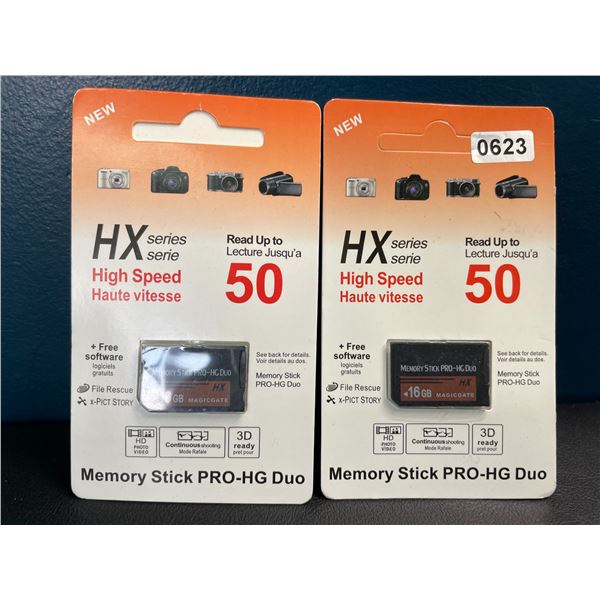 Lot of 2 16GB Camera SD Cards - Brand New