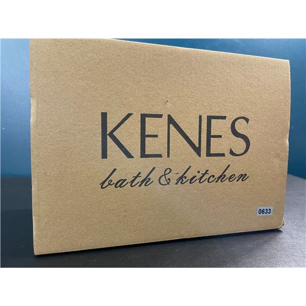 Lot of 1 Kenes Two-Handle Sink Faucet - Silver - BRAND NEW!