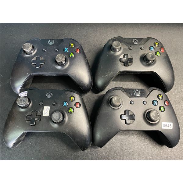 Lot of 4 Xbox One Controllers - Used