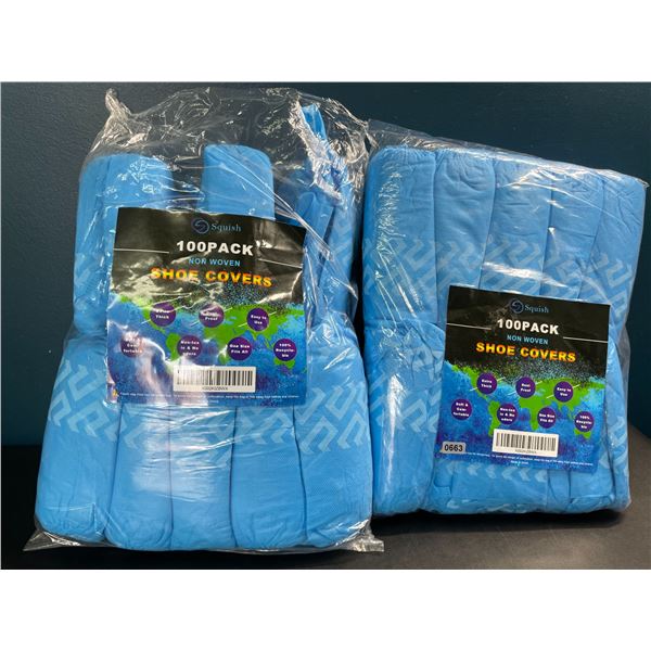 Lot of 2 Packs of Shoe Covers - 100PCS Per Pack