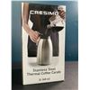 Image 1 : Lot of 1 Cresimo Stainless Steel Thermal Coffee Carafe - 2L (68oz) - Brand New!
