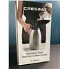Image 1 : Lot of 1 Cresimo Stainless Steel Thermal Coffee Carafe - 2L (68oz) - Brand New!