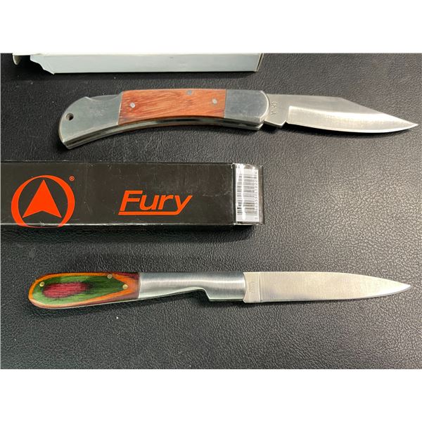 Lot of 2 Assorted Hunting Knives - Brand New