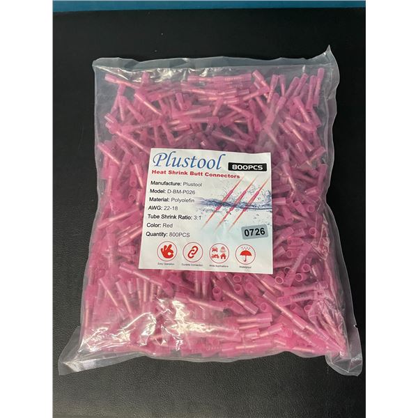 Lot of 1 Pack of Heat Shrink Butt Connectors - 800PCS - Brand New!