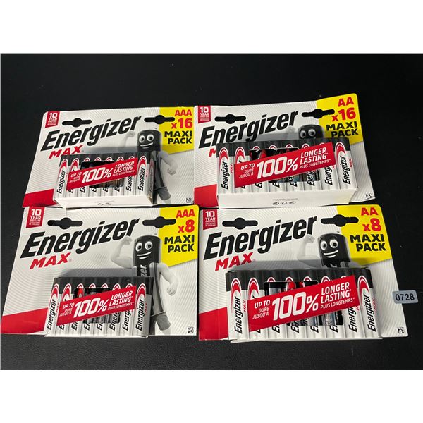 Lot of 1 Energizer MAX Batteries Combo Pack - Includes 24 AA and 24 AAA Batteries! - 48 Total!