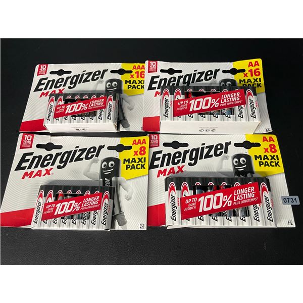Lot of 1 Energizer MAX Batteries Combo Pack - Includes 24 AA and 24 AAA Batteries! - 48 Total!