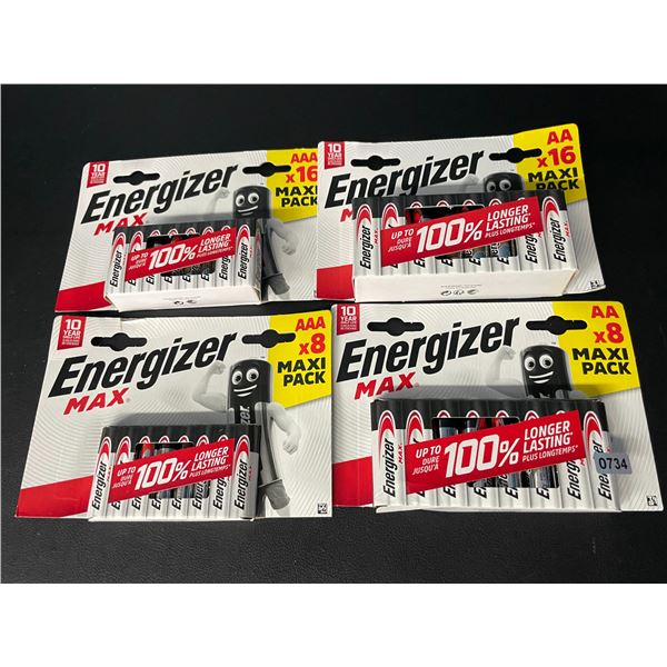 Lot of 1 Energizer MAX Batteries Combo Pack - Includes 24 AA and 24 AAA Batteries! - 48 Total!