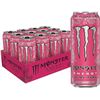 Image 1 : Lot of 1 Case of Monster Energy Ultra Rosa - 12 Cans (473ml) - New Sealed!