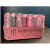 Image 2 : Lot of 1 Case of Monster Energy Ultra Rosa - 12 Cans (473ml) - New Sealed!