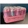 Image 2 : Lot of 1 Case of Monster Energy Ultra Rosa - 12 Cans (473ml) - New Sealed!