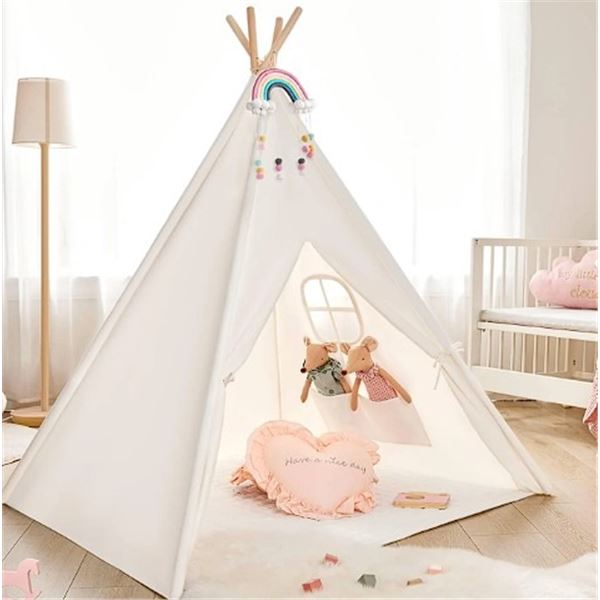 Lot of 1 Kids Teepee Tent with Mat - Brand New!