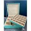 Image 1 : Lot of 1 Tiffany Blue Jewelry Storage Box - 10 inch - Brand New