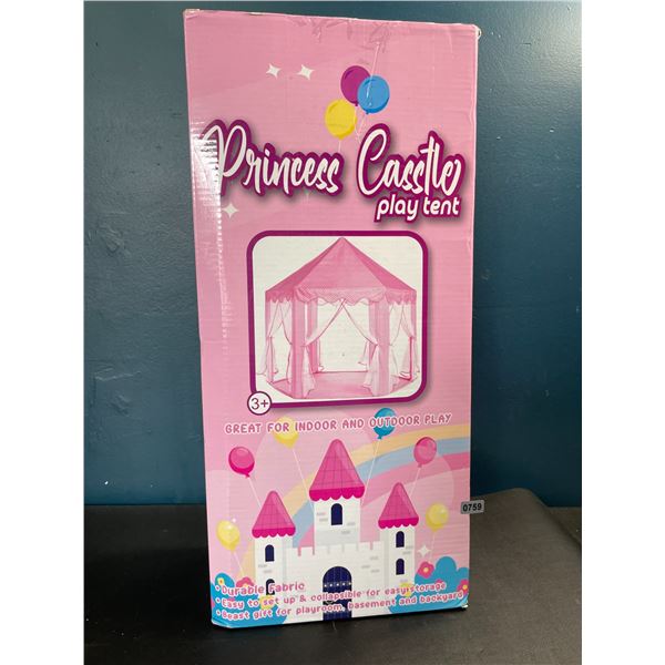 Lot of 1 Princess Castle Play Tent - Pink - Brand New