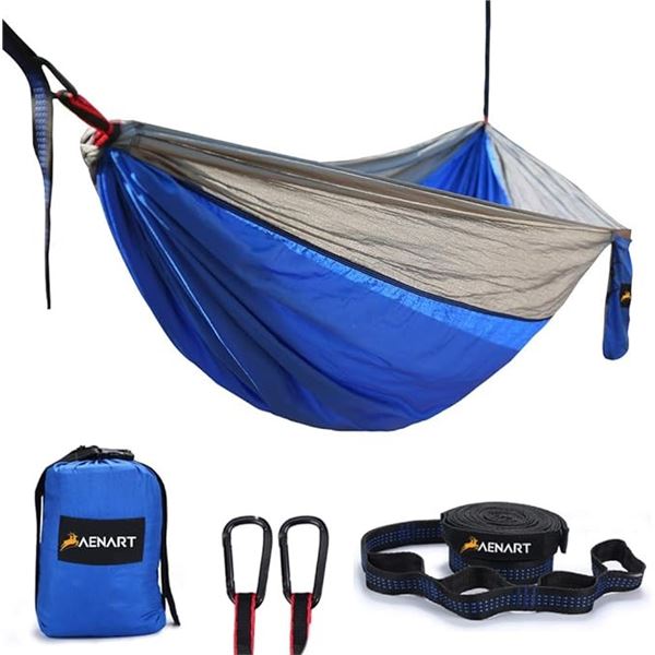 Lot of 1 Aenart Lightweight Double Camping Hammock - Brand New