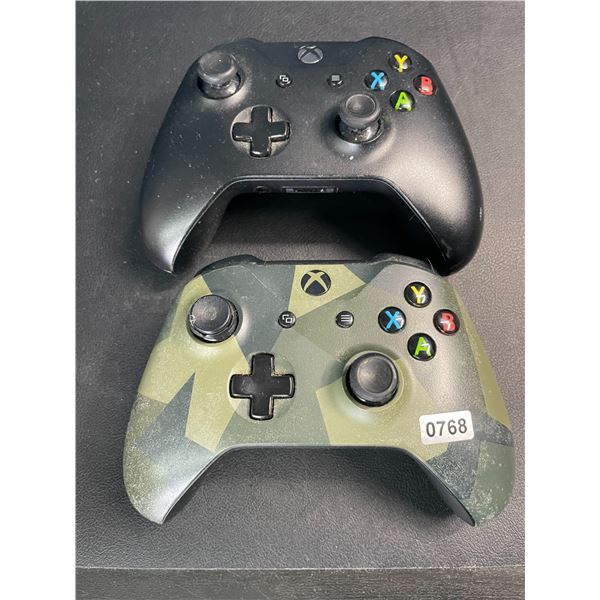 Lot of 2 Xbox One Controllers - Used