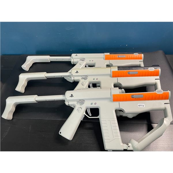 Lot of 3 Playstation Move Guns - Used
