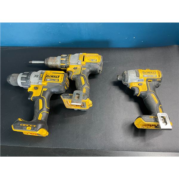 Lot of 3 Dewalt Power Tools - Used