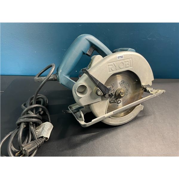 Lot of 1 RYOBI Circular Saw - Used - Powers On