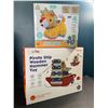 Image 1 : Lot of 2 Kids Toys - Brand New - Crawling Pet & Wooden Pirate Ship/Hammer Toy