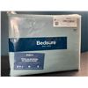 Image 1 : Lot of 1 Bedsure Essentials Duvet Cover Set - King Size (104 x 90in) - Mineral Blue